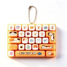 1 buah/Mainan Kreatif Pereda Stres Tanpa Henti 26 Tombol Keyboard Mekanik Tekan Ujung Jari untuk Siswa, Portabel, dan Dapat Digantung di Tas Siswa - MultiWarna - View 15