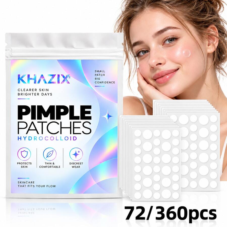 Hydrocolloid Pimple Patch Provide All-Day Waterproof And Breathable Care. With A Circular Design, They Offer A Comfortable Fit And Easily Conceal Blemishes. Suitable For All Skin Types And Occasions - Round - View 1