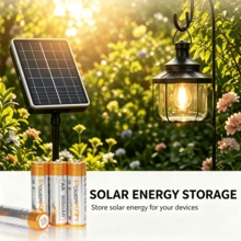 POWERKAN AA Rechargeable Batteries, 1.2V Ni-, Rechargeable Up To 1000 Times + 800mAh Per Cell, Suitable For Consumer Electronics, Remote Controls, Alarm Clocks, And Power Supply For Solar-Powered Garden Lights. - View 7