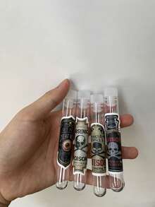 10/20 buah Tabung Uji Plastik Transparan dengan Tutup, Wadah Minuman Cair Merah, Tidak Mudah Pecah, Cocok untuk Pesta Halloween, Pesta Vampir, Eksperimen Sains, Dekorasi Pesta, Penyimpanan Permen, Cosplay, Natal - Clear - View 8