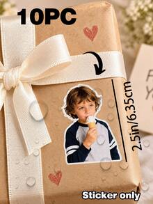 Custom Photo Face Stickers, Personalized Die Cut Portrait Stickers, Custom Image Stickers For Couples And Pets, Photo Stickers For Journals, Cups, Notebooks, Laptops And Luggage, Personalized DIY Decoration, Creative Gifts - Multicolor 2 - View 14