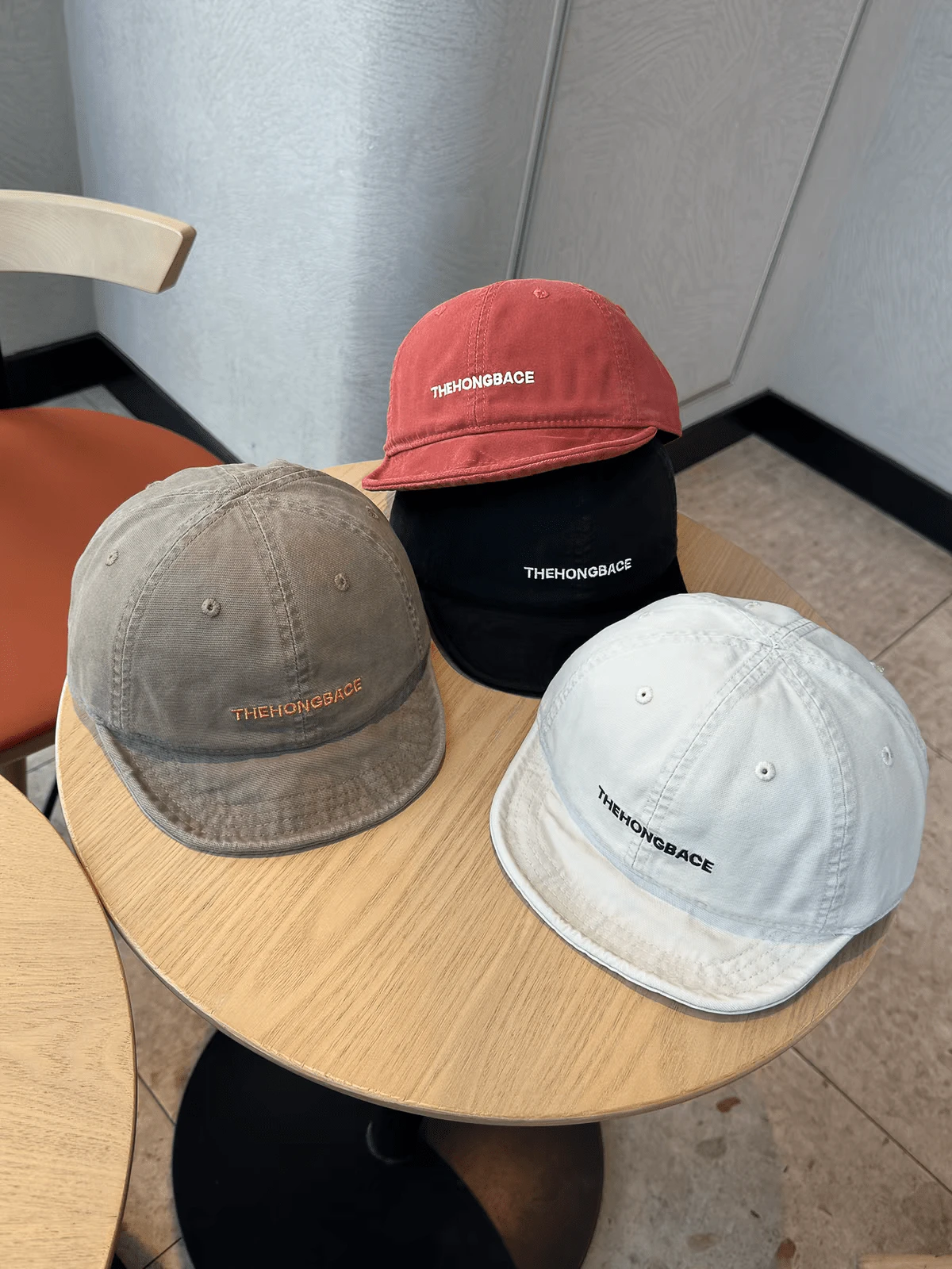 Letter Casual Polyester Embroidered Decor Spring/Summer Large Brim Face-Slimming Sun Protection Baseball Cap American Vintage Soft Crown Duck Bill Hat - A - View 1