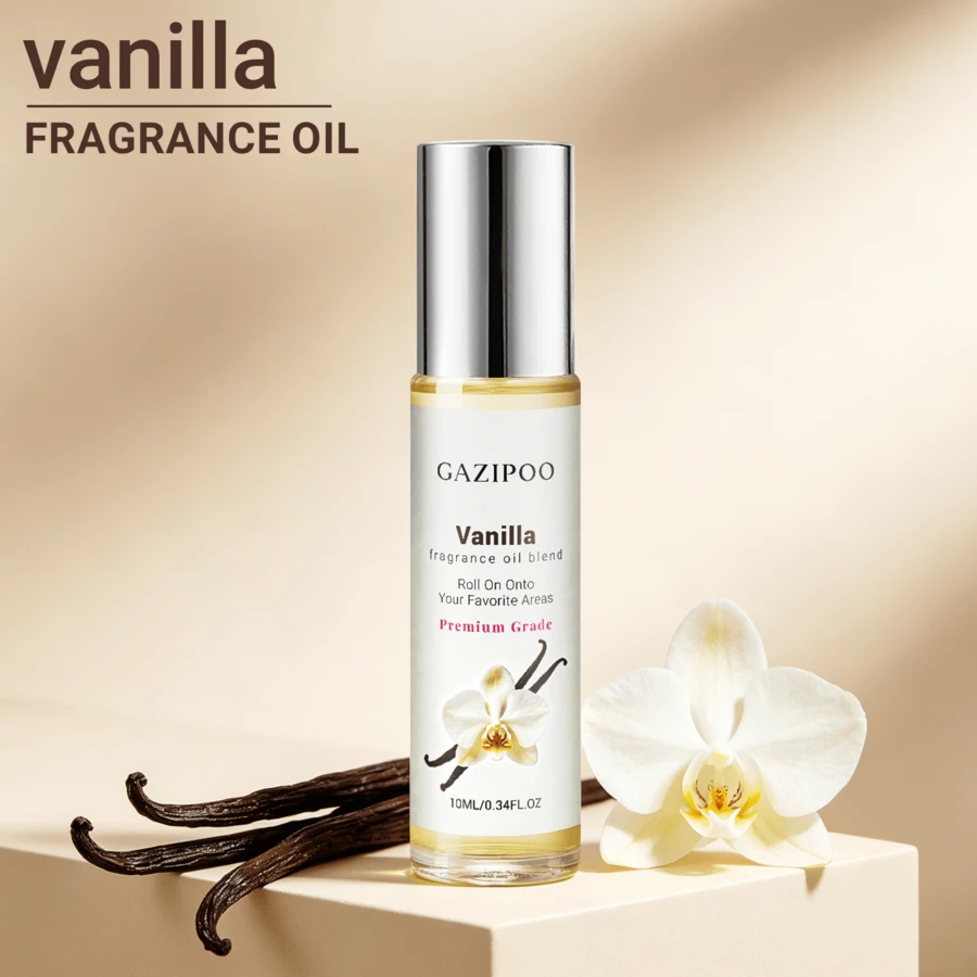 Parfum Rollerball Gourmet Vanilla untuk Wanita, Botol Kompak 10ml untuk Mudah Dibawa, Aroma Tahan Lama dan Romantis, Cocok untuk Berbagai Acara seperti Kerja, Belajar, Kencan, dan Makan Malam, Sempurna sebagai Hadiah Liburan - Vanila - 10ml - View 1