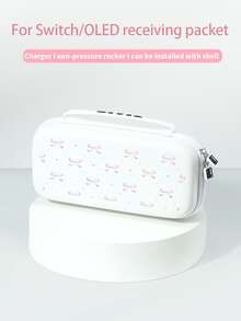 Lezhan,Small Heart Pink Bow Pattern Console Protective Case, Compatible With Switch 2 (2025), For Switch NS/Switch OLED, Suitable For Switch 2 Accessories, Carrying Case, Dock Shell, Romantic Gift For Switch Players - View 5