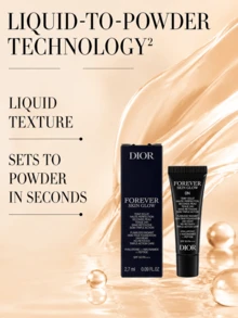 Dior Forever Skin Glow 粉底液 #ON，旅行裝 2.7ml 1件/3件，自然完美，持久亮澤妝效，保濕質地，平滑妝感，細緻肌膚紋理 - GLOW#ON-2.7ml - 查看 8