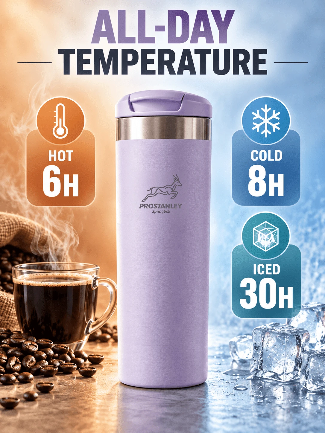 PROSTANLEY Springbok Cold And Cup,Fashion For Coffee Mug Stainless ...