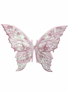 1pc Gold Foil Butterfly Fairy Wings, Suitable For Cosplay, Festival Parties, Ball Performances, An Ideal Halloween Gift - Multicolor - View 6