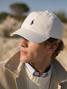 Polo Ralph Lauren Unisex Baseball Cap With Embroidered Pony Logo - White 320552489001-oS - View 1