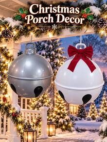 60cm Inflatable Bell Christmas Ball Decoration Balloon, PVC Outdoor Yard Party Decor - A - View 2