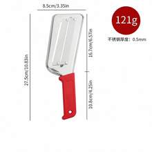1-2pcs Stainless Steel Double Blade Vegetable Peeler, Wide Kitchen Slicer, Suitable For Cucumber, Carrot, Zucchini And Potato, Black/Red Handle, Handheld Vegetable Preparation Tool - Multicolor - View 12