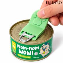 LILINEO,1PC Modern Minimalist Portable Pet Food Can Opener & Bottle Lid Tool, Cute Paw Design Cat Dog Can Tab Lifter, Easy Grip Labor-Saving Mini Opener, Plastic Multi-Color Feeding Accessory For Pet Owners, Home Kitchen Gadget Gift For Pet Lovers - View 6