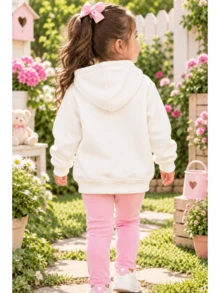 Tween Girls Sweatshirts - Butterfly Vanilla - View 4