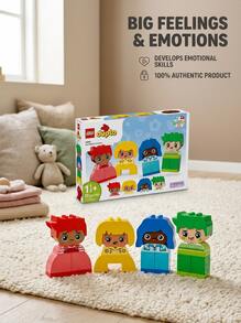 LEGO Big Feelings Building Blocks Set Unisex For Kids 10415 Multi-Colour Playroom STEM Learning Christmas Gift Educational Toddler Toy Creative Play - Multicolor - View 1