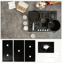 3pcs Gas Stove Heat Insulation Mat, Cuttable, Oil-Proof, Stain-Resistant, Cleaning Gas Stove Protection Pad, Kitchen Utensils - View 7