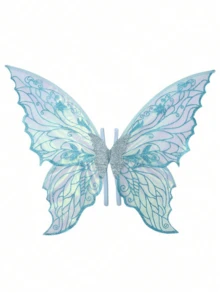 1pc Gold Foil Butterfly Fairy Wings, Suitable For Cosplay, Festival Parties, Ball Performances, An Ideal Halloween Gift - Multicolor - View 7