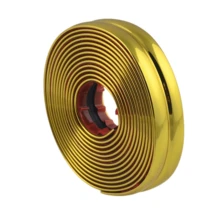 1 Roll 0.78/1.18/1.57 Inch Self-Adhesive PVC Decorative Strip, Peel And Stick Self-Adhesive Decorative Trim, Flexible PVC Multi-Purpose Molding Strip, For Gap Coverage, Indoor/Outdoor Wall Corner Protection, Splash-Proof Tile Edge Trim - A - View 14
