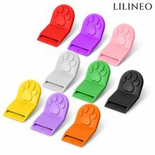 LILINEO,1PC Modern Minimalist Portable Pet Food Can Opener & Bottle Lid Tool, Cute Paw Design Cat Dog Can Tab Lifter, Easy Grip Labor-Saving Mini Opener, Plastic Multi-Color Feeding Accessory For Pet Owners, Home Kitchen Gadget Gift For Pet Lovers - View 2