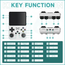 R36S Retro Handheld Game Console 128G Large Memory, USB Charging, Large Capacity Battery, Linux System Smooth Operation, Silky Touch, Portable, Supports Multiple Language Options, Birthday Gift, Holiday Gift, Father's Day Gift, Christmas Gift - View 10