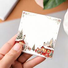 4 Packs Of Christmas-Themed Self-Adhesive Sticky Notes, Featuring Santa Claus And Christmas Tree Patterns, Perfect For Recording Memos And Notes, Ideal Gift For Christmas Or Back To School Season. - one-size - View 2