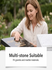 Premium Gold Stone Touch-Up Marker Pen For Faded Text Repair, Long-Lasting Weather-Resistant Paint Marker For Marble, Granite, Quartz, And Outdoor Memorials, Precise Fine Tip For DIY Engraving And Stone Restoration - Multicolor - View 4