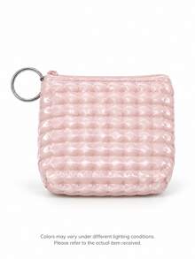 Multi-Color Fashion Women's Mini Coin Purse, Zipper Closure, Can Hold ...