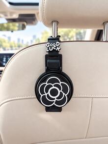 Car Headrest Hook Cup Holder 2-In-1 Seat Back Storage Hook, Multi-Function Car Interior Seat Hook With Storage Hook, Cup Holder, Cute Animal Design, Universal Car Interior Accessory, Suitable For Travel And Commuting - A - View 14