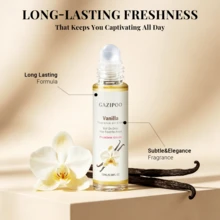 Parfum Rollerball Gourmet Vanilla untuk Wanita, Botol Kompak 10ml untuk Mudah Dibawa, Aroma Tahan Lama dan Romantis, Cocok untuk Berbagai Acara seperti Kerja, Belajar, Kencan, dan Makan Malam, Sempurna sebagai Hadiah Liburan - Vanila - 10ml - View 2