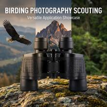 High Magnification HD Adult Binoculars, Black Non-Slip Rubber Shell, 28mm Large Eyepiece, Waterproof Multi-Layer Coated Lens, Outdoor Hiking Bird Watching, Concert Viewing Portable Observation Equipment, Winter Outdoor Camping Supplies, Essential Camping Gear - Multicolor - View 7