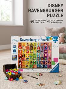 Ravensburger Disney Pixar 100 Pieces Jigsaw Puzzles Set For Kids 13332 Multicoloured For Playroom And Christmas Educational Toy Birthday Gift STEM Learning - Multicolor - View 1
