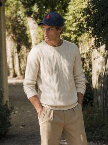 Polo Ralph Lauren 中性棒球帽（刺繡小馬標誌） - 海軍藍 323980965002-OS - 查看 2