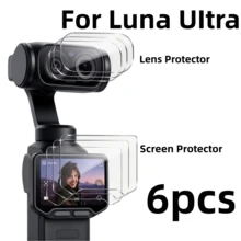 6pcs Screen And Lens Protector Film For Insta 360 Luna Ultra Camera, [3pcs Screen Protector + 3pcs Lens Protector]. Easy To Apply, Scratch-Resistant, Durable, With Excellent Touch Sensitivity And High-Definition Display Effect. - View 2