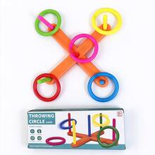 Ring Toss Children's Toy - Throwing Ring Game, Indoor And Outdoor Interactive Ring Toss Game, Sports And Fitness - Fun Stacking Ring Game And Leisure Competition - Selected Gift, Playful Design, Lightweight Material, High-Quality Plastic, Family Fun - Multicolor - View 12