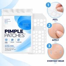 Hydrocolloid Pimple Patch Provide All-Day Waterproof And Breathable Care. With A Circular Design, They Offer A Comfortable Fit And Easily Conceal Blemishes. Suitable For All Skin Types And Occasions - Round - View 4