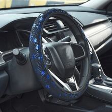Ipcs Snowflake Print Car Steering Wheel Protector, Elastic Breathable SteeringWheelCover, Car Interior Accessories. - Multicolor - View 7
