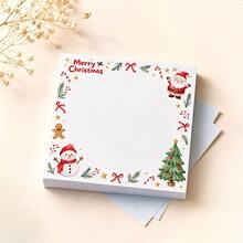 4 Packs Of Christmas-Themed Self-Adhesive Sticky Notes, Featuring Santa Claus And Christmas Tree Patterns, Perfect For Recording Memos And Notes, Ideal Gift For Christmas Or Back To School Season. - one-size - View 8