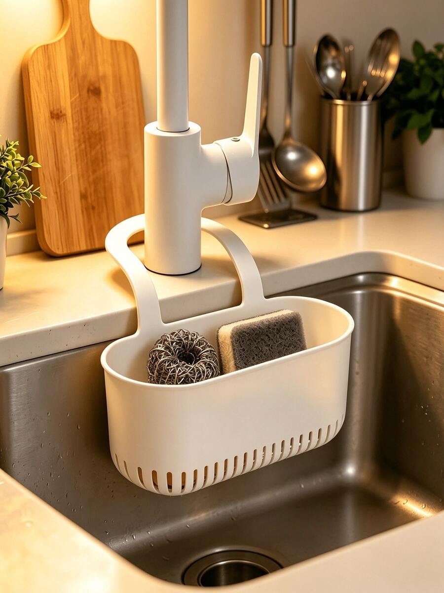 Sink Drain Hanging Basket, Faucet Hanging Storage Basket, Multi ...
