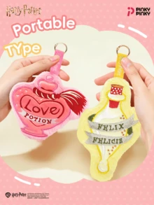 Harry Potter Plush Keychain, Girls Style, Academy Love Potion Earphone Bag Pendant, Christmas Halloween Birthday Party Gift - Multicolor - View 7