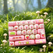 1/2/5 Pcs Gantungan Kunci Keyboard Mini 26 Tombol - Mainan Penghilang Stres Multi-Tombol, Dilengkapi bodi ABS dengan detail silikon; Ini adalah aksesori meja portabel dan juga cocok untuk skenario kantor dan perjalanan; Ini adalah hadiah ulang tahun yang kreatif dan barang kembali ke sekolah yang menyenangkan, hadiah Natal. - MultiWarna - View 5