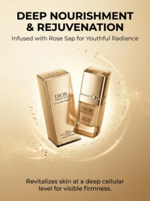 Dior Prestige Flower Secret Revitalizing Essence 3ml Sample, Honey Gold Tube Repair Serum, Travel Size Portable For Business Trips, Sample Trial, Holiday Gift For Girlfriend - Nectar Gold Tube Serum - View 2
