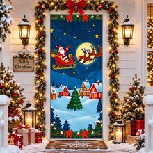 Two Dimensional Flat Door Frame, Merry Christmas, Suitable For Family Party Events, Weddings, Christmas, Indoor/Outdoor Decoration. Various Sizes And Styles Are Available For Selection. - A - View 8