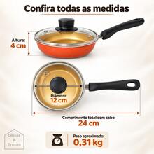 Frigideira 12 cm com Revestimento Antiaderente - Visão 4
