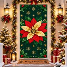 Two Dimensional Flat Door Frame, Merry Christmas, Suitable For Family Party Events, Weddings, Christmas, Indoor/Outdoor Decoration. Various Sizes And Styles Are Available For Selection. - A - View 6