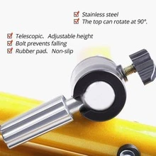 AliLeader 55 Inch Golden Heavy Duty Wig Stand Tripod For Wig Making Kits - View 8