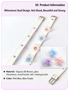 Adjustable Pet Flower Collar Cute Pet Necklace For Dogs Cats Teddy Bichon Small Pets Decorative Neck Strap Random Color Shipment - Multicolor - View 6