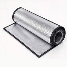 Insulation Pad, Double-Sided Foil Mat, Helps Keep Bedding Dry And Provides Thermal Barrier, Cuttable And Reusable, Suitable For Winter Poultry Care, Farm Animal Comfort - Silver - View 10