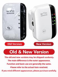 WiFi Signal Extender, Home WiFi Signal Booster, WiFi Range Extender, Wireless Repeater, Long Distance Amplifier With Ethernet Port, One-Click Setup - White - View 8