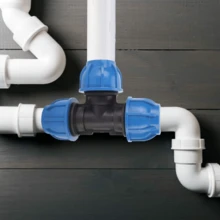 8pcs PE Pipe Tee Connectors, Durable Polyethylene Pipe Fittings, Suitable For Garden Irrigation Systems, Easy To Install Connectors - Multicolor - View 6