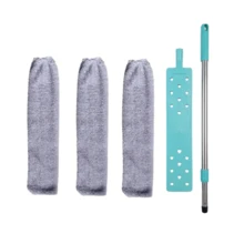 Extendable Bed Cleaning Broom, Cleans Bed Frame Gaps, Sofa Underside Dust, Bedroom & Study High/Low Crevices, With Replaceable Cleaning Cloth Head - Multicolor - View 12