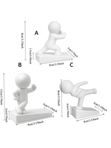 Cartoon Character Door Stopper, Stable Design, Can Hold Door Open To Prevent Slamming Or Hitting Wall, Also Suitable As Desktop Decoration, Perfect For Any Place Where Door Gap Needs To Be Blocked - A - View 11