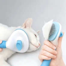 3pcs Pet Combs One-Click Press To Remove Floating Hair Deshedding Brush For Dogs And Cats - View 1